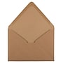 JAM Paper® A7 V-Flap Invitation Envelopes, 5.25 x 7.25, Brown Kraft Paper Bag, 25/Pack (63134665)~#|#~sp29740540_sc7