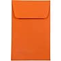 JAM Paper® #1 Coin Business Colored Envelopes, 2.25 x 3.5, Orange Recycled, 100/Pack (352627815F)~#|#~sp29740559_sc7