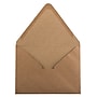 JAM Paper® A2 V-Flap Invitation Envelopes, 4.375 x 5.75, Brown Kraft Paper Bag, 25/Pack (63134656)~#|#~sp29740594_sc7