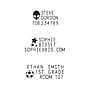 2000 PLUS® MINE stamp "Textile & Possession" Customizable Stamp Kit, Black Ink (039605)~#|#~sp29956885_sc7
