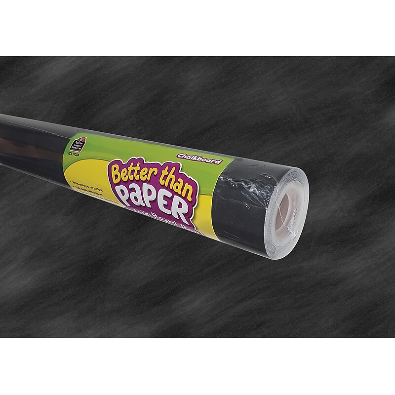 Teacher Created Resources Better Than Paper®Roll, 4' x 12', Chalkboard (TCR77363) image 1