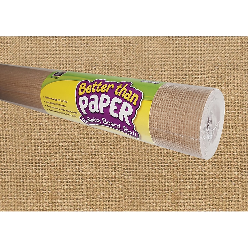 Teacher Created Resources Better Than Paper®Roll, 4' x 12', Burlap (TCR77365) image 1