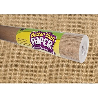 Teacher Created Resources Better Than Paper®Roll, 4' x 12', Burlap (TCR77365)