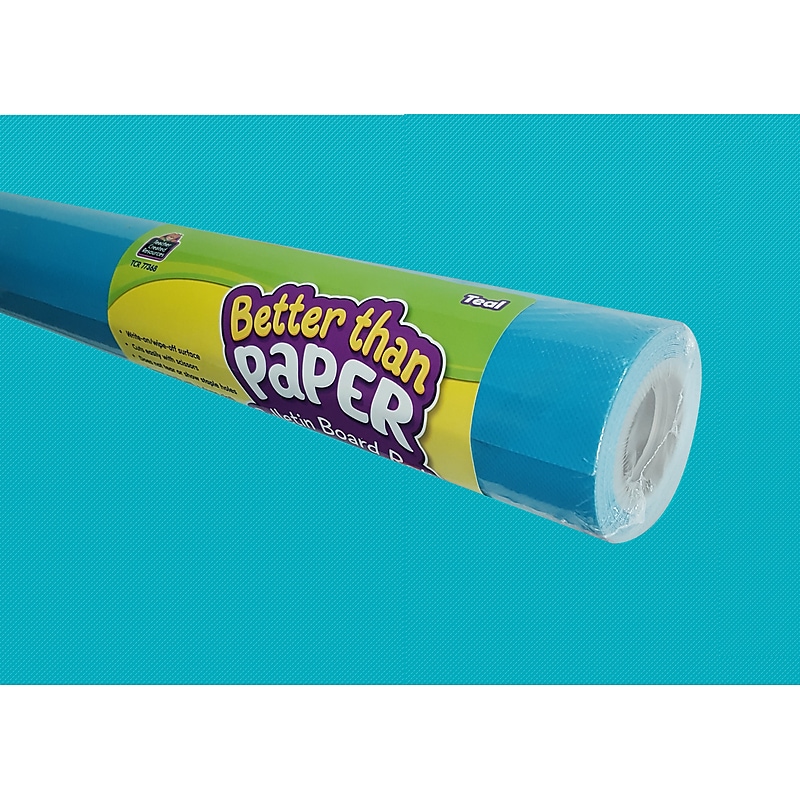 Teacher Created Resources Better Than Paper®Roll, 4' x 12', Teal (TCR77368) image 1
