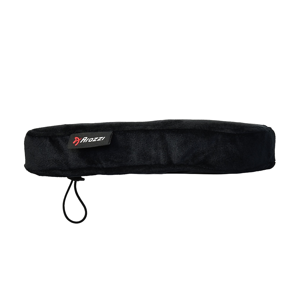 Zippered opening and long case for memory foam armrest pad