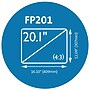 Kensington FP201 Anti-Glare Privacy Filter for 20.1" Monitors, (4:3) (K52120WW)~#|#~sp300277320_sc7