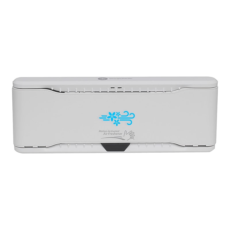 ActiveAire Automated In-Stall Freshener Dispenser by GP PRO, White, 9.500"W x 1.170"D x 3.500"H (56769) image 1