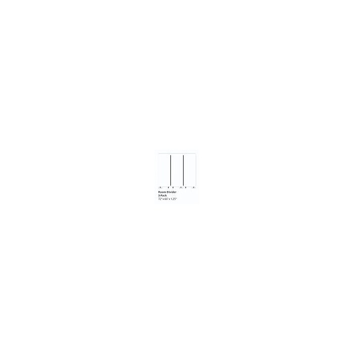 スペースクリアリング用　クロス karen kingston Luxor Reclaim Room Divider, Misty Gray, 3/Pk (RCLM7266ZMG) | Staples