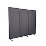 Luxor Reclaim Room Divider, Slate Gray, 3/Pk (RCLM7266ZSG)~#|#~sp30218343_sc7