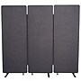 Luxor Reclaim Room Divider, Slate Gray, 3/Pk (RCLM7266ZSG)~#|#~sp30218345_sc7