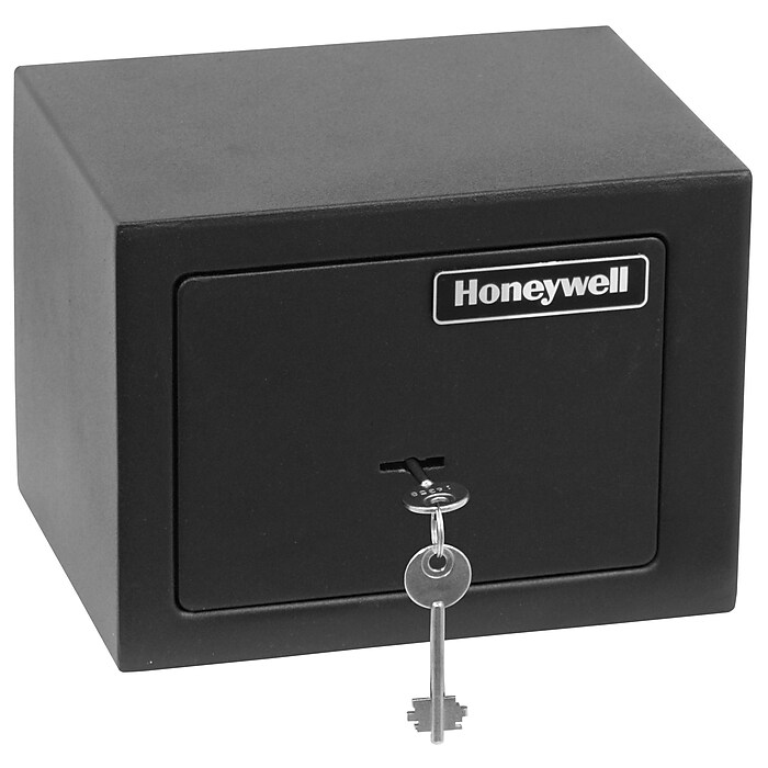 Honeywell Security Safe with Key Lock, 0.18 cu.ft. (5002) | Staples