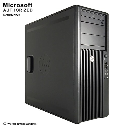 HP Z420 Desktop Computer, Intel Xeon E5-1603, 16GB DDR3, 120GB SSD+3TB