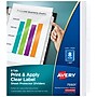 Avery Index Maker Sheet Protector Dividers with Print & Apply Label Sheets, 8 Tabs, Clear (75501)~#|#~sp30784148_sc7