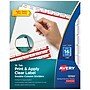 Avery Index Maker Print & Apply Dividers, 16-Tab, White, Set (13150)~#|#~sp30784547_sc7