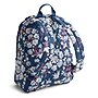 Vera Bradley Floral Burst/Navy Peony Fabric Laptop Compatible Backpack, Large (55599-24144)~#|#~sp309226949_sc7