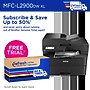 Brother MFC-L2900DW XL Wireless Compact Monochrome All-in-One Laser Printer, Up to 4,200 Pages of Toner Included~#|#~sp309273279_sc7