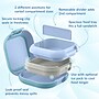 Bentgo Chill Leak-Proof Mini Lunch Box, 2-Compartment, Tide Blues (BGCHLMN-TB)~#|#~sp309273288_sc7