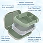 Bentgo Chill Max Lunch Box, 3-Compartments, Clay Green and Gray, 40 oz. (BGCHLXL-CL)~#|#~sp309273305_sc7