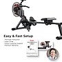 Sunny Health & Fitness Premium Smart Magnetic Air Rower, Black (SF-RW5940SMART)~#|#~sp309273997_sc7