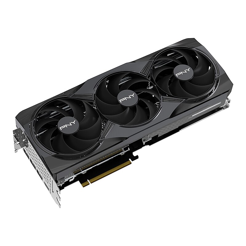 PNY GeForce RTX 50 Graphics Card, 2295Mhz Core, 30Gbps MHz, Black (VCG508016TFXPB1-O) image 1