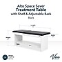 Viva Comfort Alto Two Section Backrest Adjustable Exam Table with Shelf, 400lbs. Capacity, Black (996-14-BLK-MK)~#|#~sp309629329_sc7