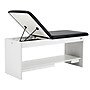Viva Comfort Alto Two Section Backrest Adjustable Exam Table with Shelf, 400lbs. Capacity, Black (996-14-BLK-MK)~#|#~sp309629335_sc7