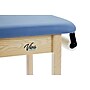 Viva Comfort Axis Physical Therapy Taping Table with Top Shelf, 380 lbs. Capacity, Oak (ADIME923-01-BLU-TS)~#|#~sp309629371_sc7