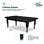 Viva Comfort TheraLift Electric Height Adjustable Bariatric Treatment Table, 1500 lbs Capacity, Black (ADI903-60-86-BLK)~#|#~sp309629375_sc7