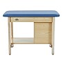 Viva Comfort Axis Physical Therapy Taping Table with End Shelf, 380 lbs. Capacity, Blue (ADIME923-01-BLU-ES)~#|#~sp309629383_sc7