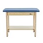 Viva Comfort Axis Physical Therapy Taping Table with Lower Shelf, 380 lbs. Capacity, Blue (ADIME923-01-BLU-LS)~#|#~sp309629399_sc7