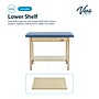 Viva Comfort Axis Physical Therapy Taping Table with Lower Shelf, 380 lbs. Capacity, Blue (ADIME923-01-BLU-LS)~#|#~sp309629404_sc7