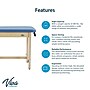 Viva Comfort Axis Physical Therapy Taping Table, 380 lbs. Capacity, Blue (ADIME923-01-BLU)~#|#~sp309629414_sc7