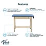 Viva Comfort Axis Physical Therapy Taping Table, 380 lbs. Capacity, Blue (ADIME923-01-BLU)~#|#~sp309629416_sc7