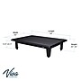 Viva Comfort TheraLift Electric Height Adjustable Bariatric Treatment Table, 1500 lbs Capacity, Black (ADI903-60-75-BLK)~#|#~sp309629433_sc7