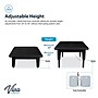 Viva Comfort TheraLift Electric Height Adjustable Bariatric Treatment Table, 1500 lbs Capacity, Black (ADI903-60-75-BLK)~#|#~sp309629437_sc7