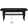 Viva Comfort Electric Height Adjustable Bariatric Treatment Table with Shelf, 1500 lbs Capacity, Black (ADI903-60-630-BLK)~#|#~sp309629452_sc7