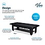 Viva Comfort Electric Height Adjustable Bariatric Treatment Table with Shelf, 1500 lbs Capacity, Black (ADI903-60-630-BLK)~#|#~sp309629455_sc7