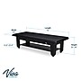 Viva Comfort Electric Height Adjustable Bariatric Treatment Table with Shelf, 1500 lbs Capacity, Black (ADI903-60-630-BLK)~#|#~sp309629459_sc7