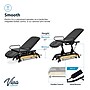 Viva Comfort Atlas Electric Height Adjustable Treatment Table, 441 lbs. Capacity, Black (ADI903-30)~#|#~sp309629522_sc7