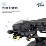 Viva Comfort SpineAxis Electric Height Adjustable Chiropractic Treatment Table, 600 lbs. Capacity, Black (ADI903-40)~#|#~sp309629535_sc7
