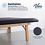 Viva Comfort Therapy Series Wall Mounted Folding Treatment Table, 500 lbs. Capacity, Black (ADI996-06-BLK-MK)~#|#~sp309629954_sc7