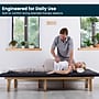 Viva Comfort Therapy Series Wall Mounted Folding Treatment Table, 500 lbs. Capacity, Black (ADI996-06-BLK-MK)~#|#~sp309629957_sc7