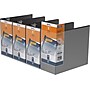 Davis Group QuickFit 5" 3-Ring Standard Binders, D-Ring, Black, 4/Pack (87071-04)~#|#~sp309630390_sc7
