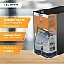 Davis Group QuickFit 5" 3-Ring Standard Binders, D-Ring, Black, 4/Pack (87071-04)~#|#~sp309630392_sc7