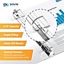 Davis Group QuickFit 5/8" 3-Ring Standard Binders, D-Ring, White, 6/Pack (87000-06)~#|#~sp309630418_sc7