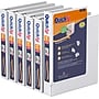 Davis Group QuickFit Heavy Duty 1" 3-Ring Standard Binders, White, 6/Pack (85110-06)~#|#~sp309630456_sc7