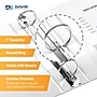 Davis Group QuickFit Heavy Duty 1" 3-Ring Standard Binders, White, 6/Pack (85110-06)~#|#~sp309630457_sc7