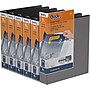 Davis Group QuickFit 1 1/2" 3-Ring Standard Binders, D-Ring, Black, 6/Pack (87021-06)~#|#~sp309630476_sc7