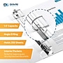 Davis Group QuickFit 1 1/2" 3-Ring Standard Binders, D-Ring, White, 6/Pack (87020-06)~#|#~sp309630483_sc7