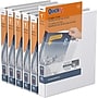 Davis Group QuickFit 1" 3-Ring Standard Binders, D-Ring, White, 6/Pack (87010-06)~#|#~sp309630494_sc7